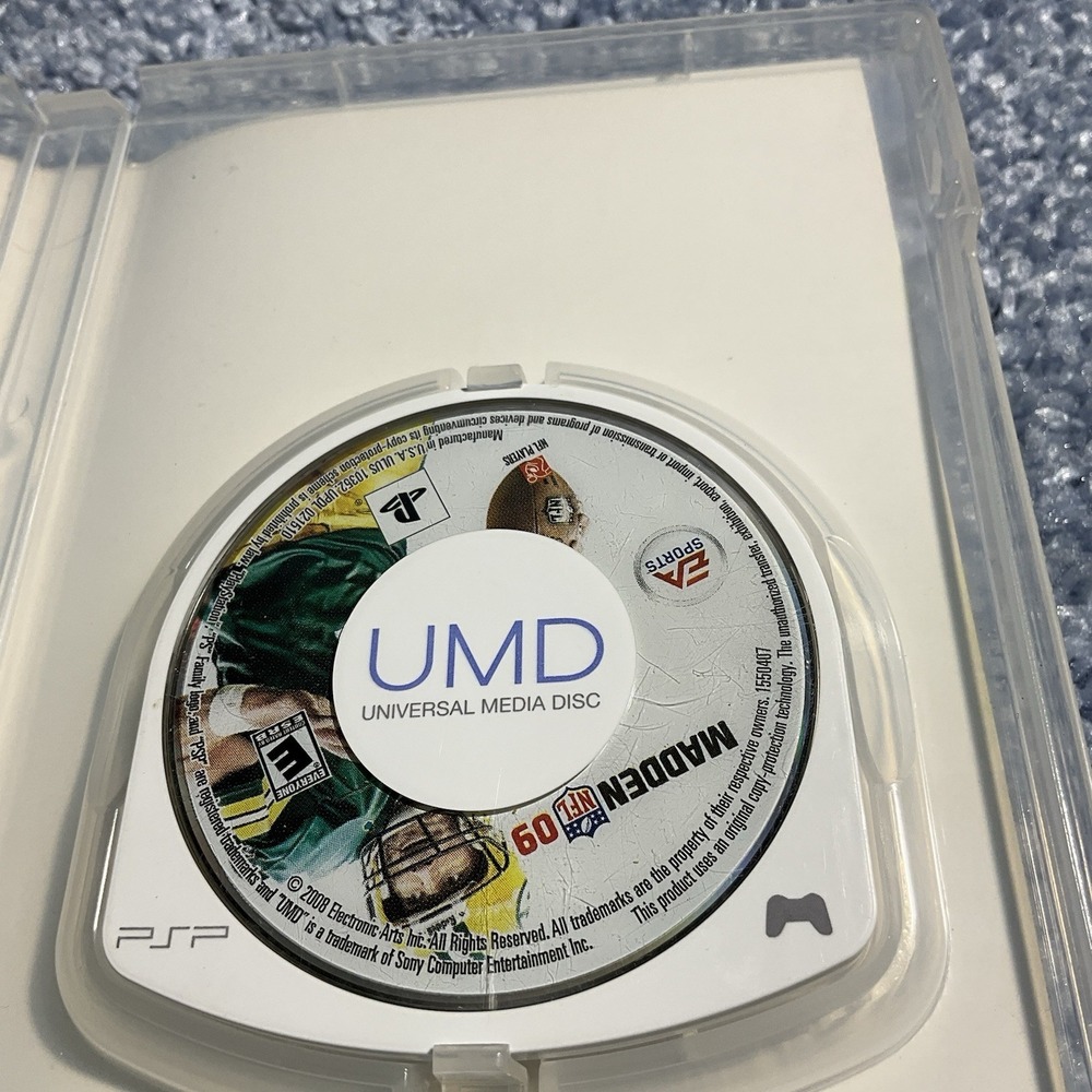 PSP Madden NFL 09 Sony For PSP UMD Football 2E Playstation Portable - Picture 4 of 5